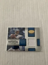 Joey Harrington 2004 Certified Rookie Jersey Card #CP-16 Serial #075/150