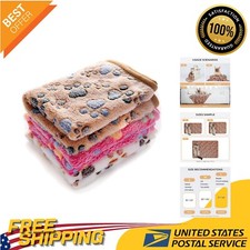 Comfortable 3-Pack Fleece Blankets for Pets - Ideal for Indoor  Outdoor Use