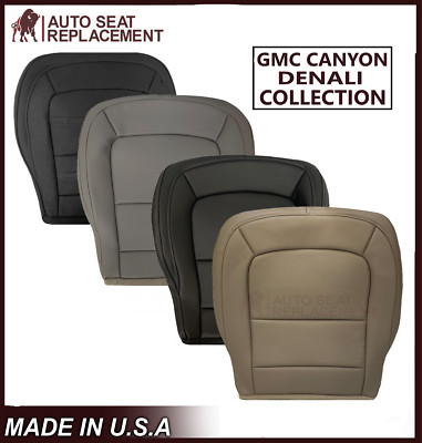 Fits 2015 - 2022 GMC Canyon SLT - Denali Bottom Seat Covers Black Gray Dune Tan