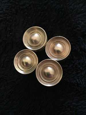 4 Vintage Ethan Allen Original Custom Brass Dresser Drawer Knobs