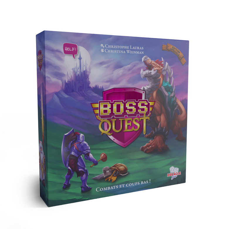 Boss Quest de Débacle Jeux boîte de jeu de société originale format voyage