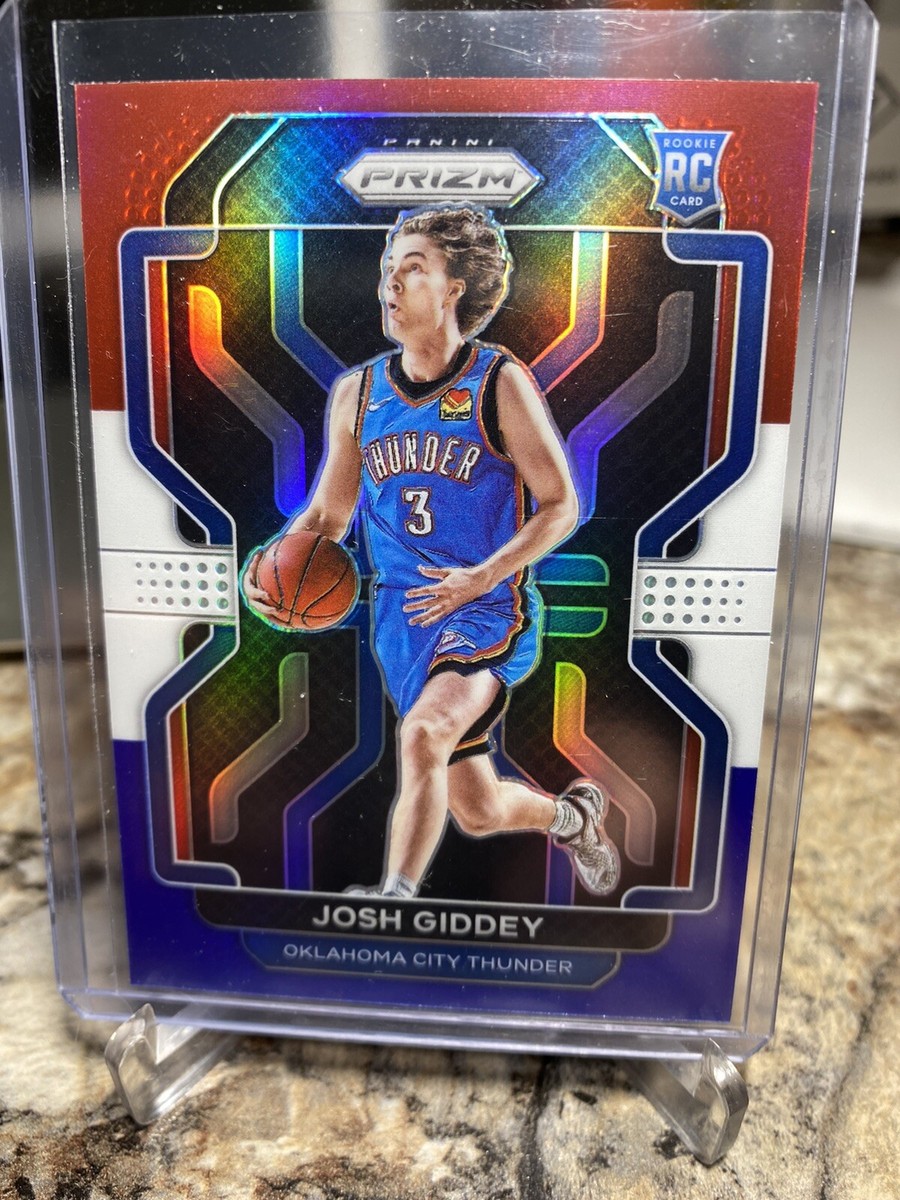 21-22 Panini Prizm Josh Giddey Rc Rookie RWB holo prizm #301 
