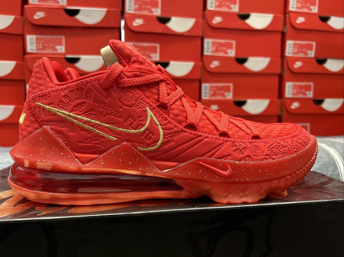 美品 Titan × Nike LeBron 17 Low Agimat Red Nike Titan x LeBron 17 Low EP 'Agimat' CD5009-600