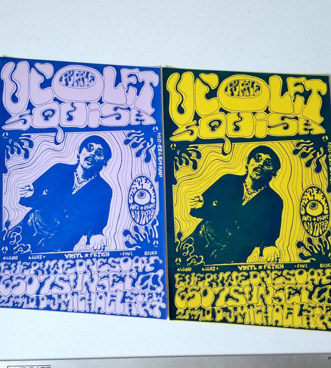 1990s LA NEW WAVE DARKWAVE PUNK FLYER DJ VINYL PSYCH