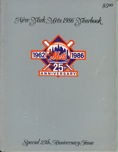 1986 New York Mets Official Yearbook *Minor Cover Wear* WORLD CHAMPIONS - 第 1/1 張圖片