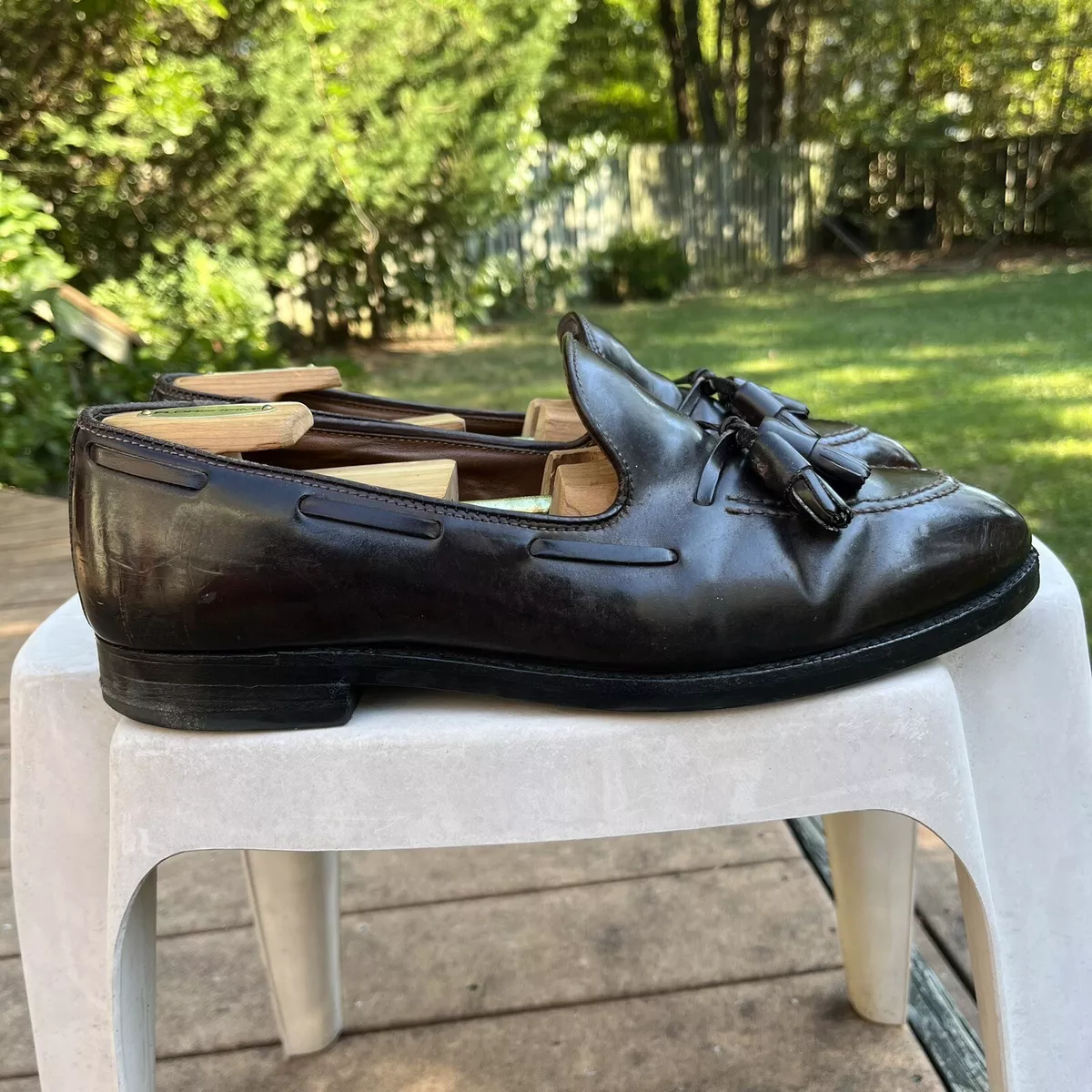 Alden tassel shop loafer cordovan