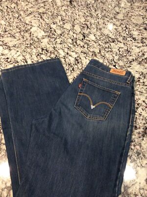 Levis Women's 512 Boot Cut Perfectly Slimming Denim Jeans Size 12M 31x31
