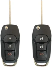 2 Remote Flip Key Fob For 2015 2016 2017 2018 2019 2020 Ford F-150 F-250 F-350
