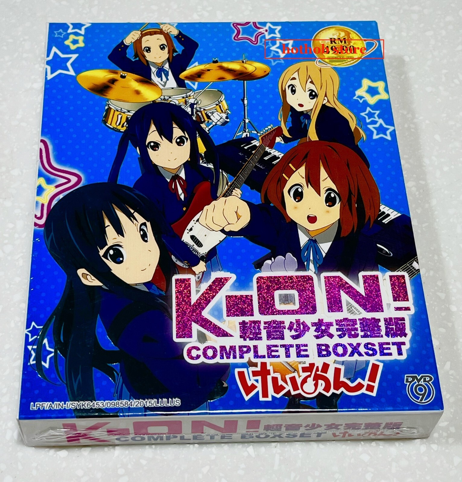 K-ON! (Season 1&2: VOL.1 - 36 End + Movie + 5-Ova) ~ English Dubbed Version~ DVD
