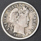 1909-P Barber Dime 10C - COINGIANTS -