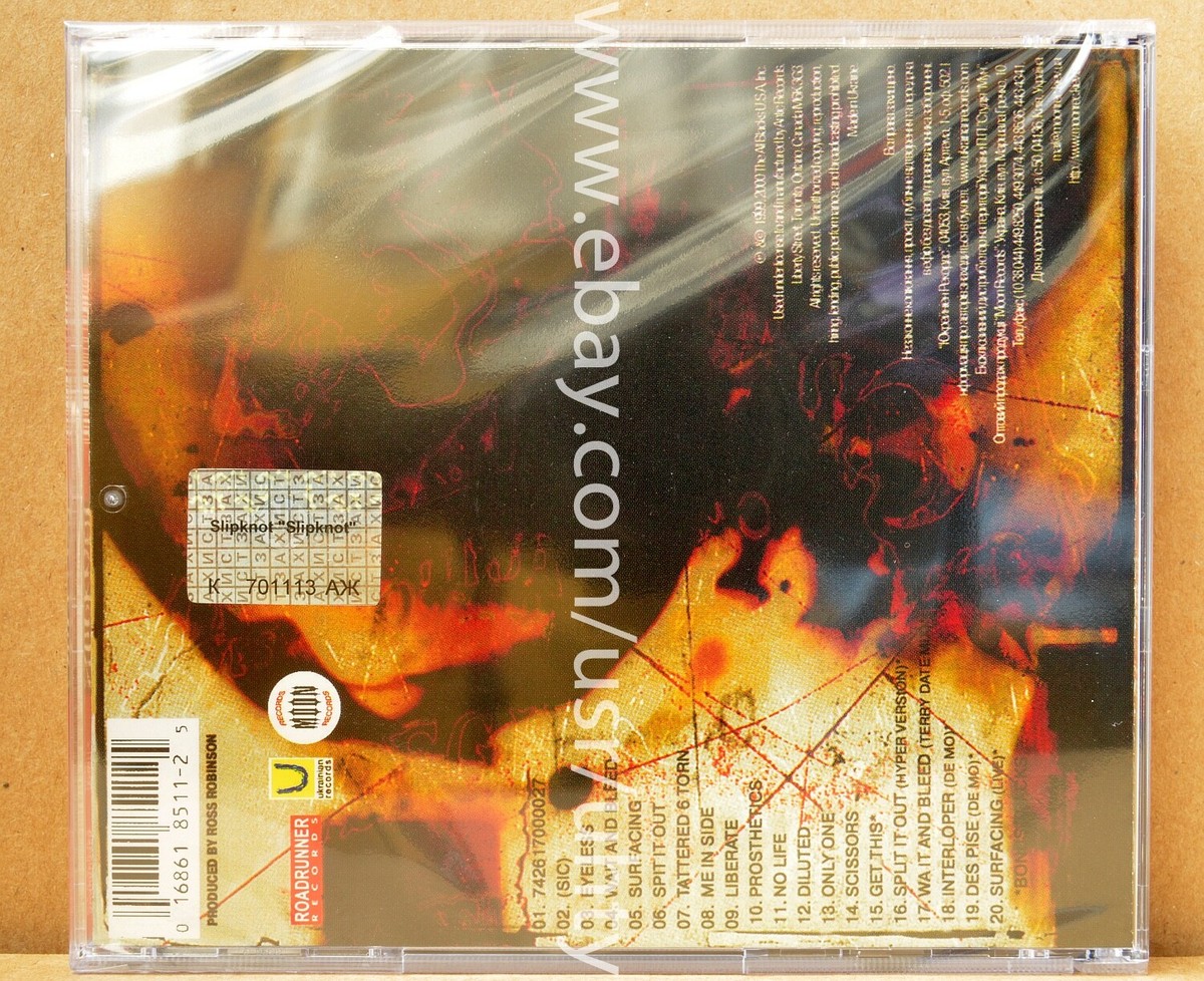 SLIPKNOT SELF-TITLED ALBUM RARE UKR ORIGINAL NU METAL HEAVY METAL