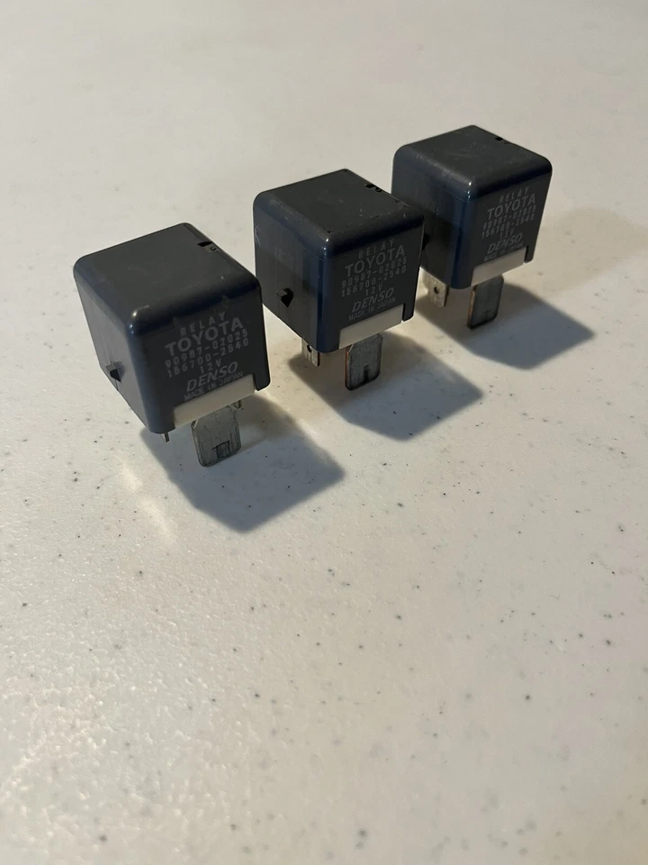 (Juego de 3) LEXUS TOYOTA SCION DENSO RELÉ 4 PINES OEM 90987-02025 Foto 2 de 4