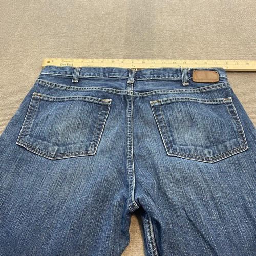 VTG Gap Y2K Jeans Loose Boot Fit Mens 36 Fits 35x28 Distressed Denim Baggy - Picture 7 of 13
