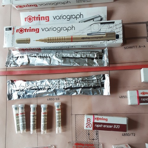 rotring variograph Konvolut und rotring T slide - Bild 12 von 18
