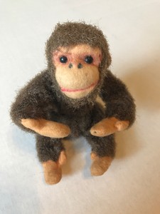 antique stuffed monkey
