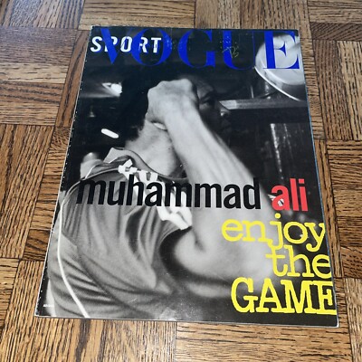 Vogue Italy Sport Magazine L'uomo - Muhammad Ali - Bobo Vieri Maria Sharapova K