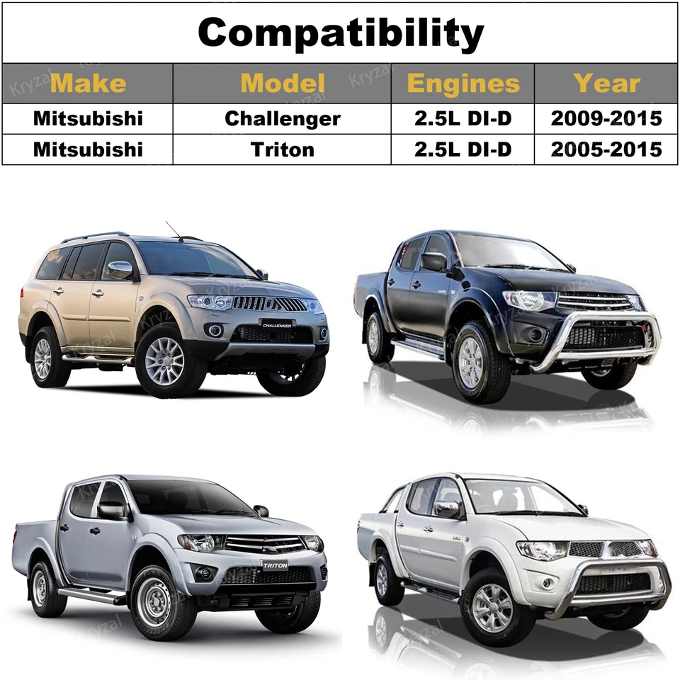 Intercooler Piping Hose for Mitsubishi Triton GL GLX GLX-R MN ML 2.5L 1505A088 - image 2 of 4