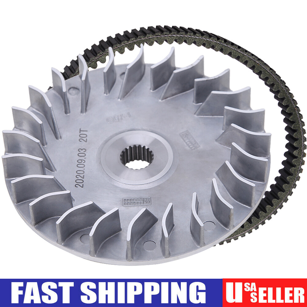 Primary Clutch Fixed Sheave w/ Drive Belt For Yamaha Bruin Grizzly