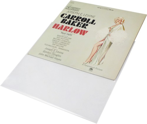 (25) 12” LP Record Outer Sleeves Clear HEAVY DUTY 4MILThick Sleeves Bags 12SE04 - Imagen 4 de 9