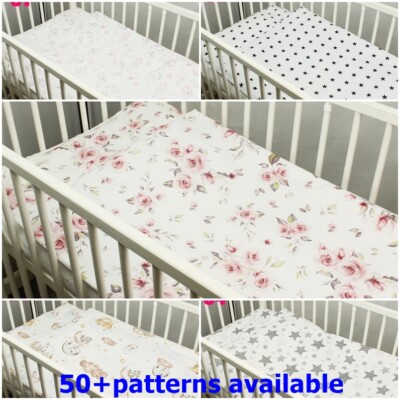 pc BEDDING SET BABY BED for COT 120x60 cm PILLOW CASE+DUVET COVER+FITTED  SHEET UK