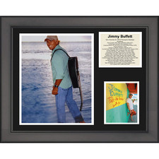 Framed Jimmy Buffett 11"x14" Music Three Photo Collage #2