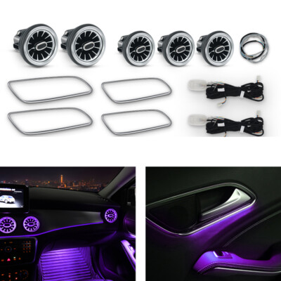 Ambient Light For Mercedes Benz CLA W117 GLA X156 Interior Door Trim Air Vents