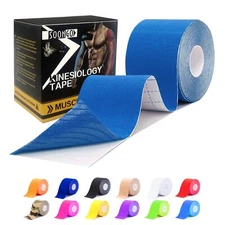 Kinesiology Tape Rock Tape Physio tape1/2/5 RollsElastic Therapeutic Sports T...