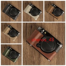 Genuine Leather Half Case for Fujifilm XM5 Insert Camera Covers SHELV Handmade