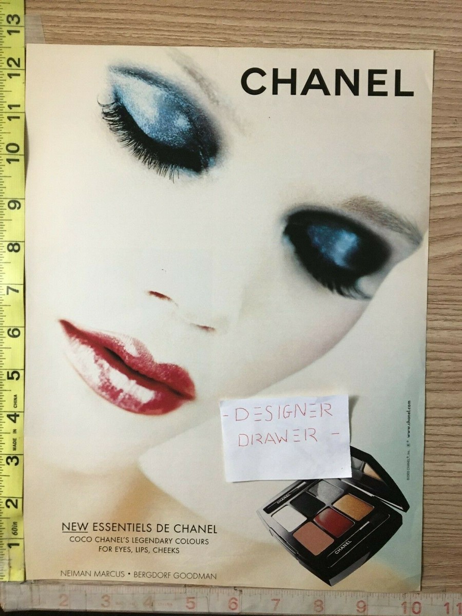 Chanel Essentiels Cosmetics Makeup 2003 Print Ad Advertisement | eBay
