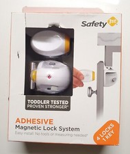 Safety 1st Adhesive Magnetic Lock System with 4 Locks and 1 Key