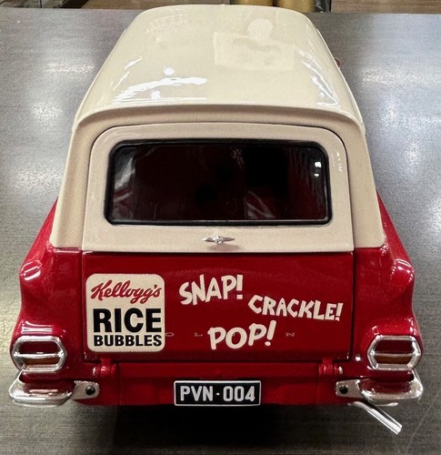 37987 HOLDEN EH PANEL VAN TASTES OF AUSTRALIA #4 KELLOGG'S 1:18 SCALE MODEL CAR - Foto 7 di 18