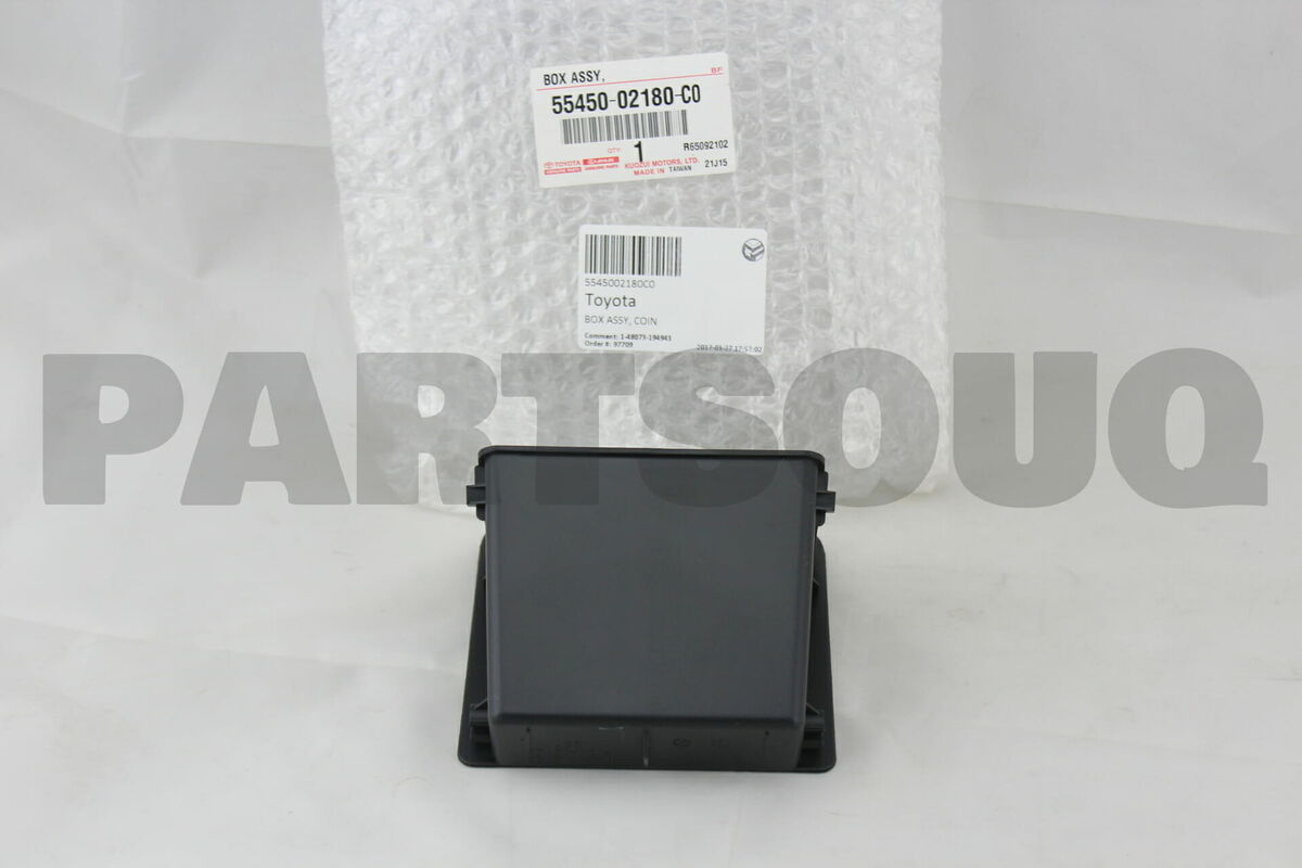 5545002180C0 Genuine Toyota BOX ASSY, COIN 55450-02180-C0 5545002180C0 Genuine Toyota BOX ASSY, COIN 55450-02180-C0