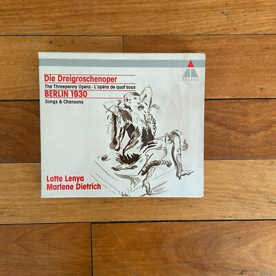 Die Dreigroschenoper Threepenny Opera Berlin 1930 Songs & Chanson CD Lotte Lenya