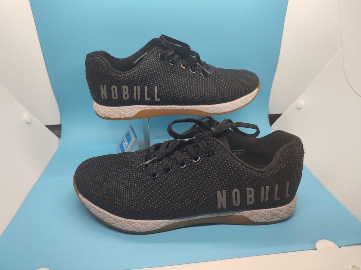 NoBull Trainer Shoes Black Gum Bottom Women's Mens