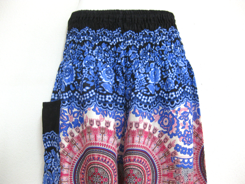 Women Harem Pants Baggy Bohemian Boho Hippie Aladdin Yoga Trousers Loose Fit HP - Picture 183 of 244