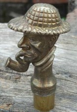 Handmade Designer Head Only Handle without Wooden Walking Cane Stick is NOT