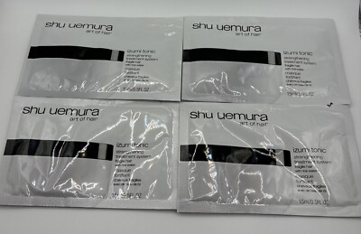 NEW 4X SHU UEMURA Izumi Tonic Strengthening Treatment System Travel 15ml/0.5oz E