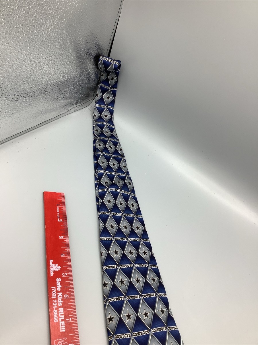サンプル Gently used Dallas Cowboys logo NFL football 100% silk neck tie | eBay