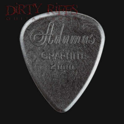 Dunlop Adamas Graphit 2,0 mm Gitarren-Plektren Gitarrenplektren 6 10 12 20 24 36