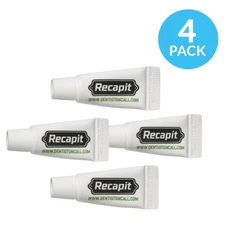 Dentemp Recap-it Cap & Crown Repair 1g 4 Pack New