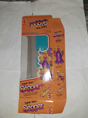 Vintage Skipper Super Teen Box NUR (1978) Mattel #2756