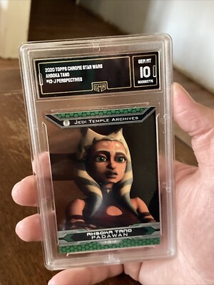 Topps Star Wars Chrome Perspectives Jedi Ahsoka Tano #13-J Graded