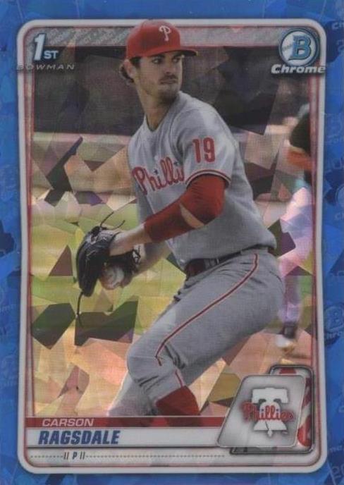 2020 Bowman Chrome Draft Sapphire Edition - Carson Ragsdale #BD-145 - 1 of 1