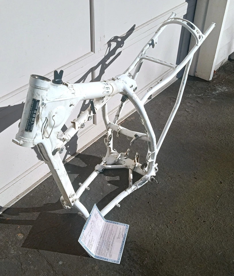 Cuadro completo Honda XR600R 1988-1990 XR 600 R 1999 recto con documentos Foto 2 de 4