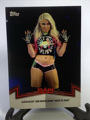 2018 Topps WWE Womens Division Memorable Matches Moments Alexa Bliss  #RAW-10
