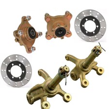4 Stud Front Steering Knuckle Spindle Wheel Rim Hub for Quad Go Kart ATV Bike