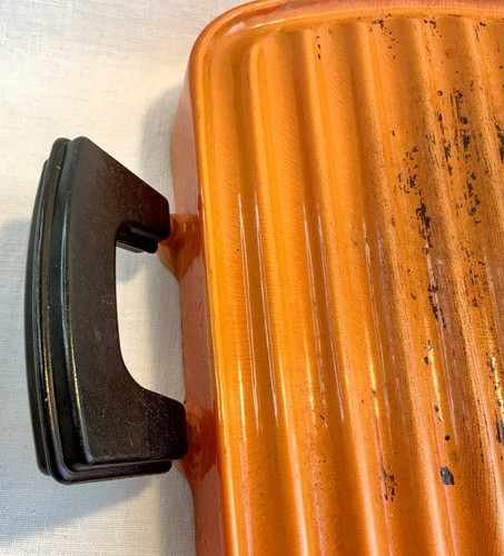 Vtg Tostador Grill Red Orange Ombré MCM France Andre Cousances, pre Le Creuset - Picture 11 of 24