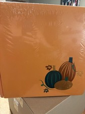 Creative Memories TRUE 12X12 FULL MOON FUN Orange Spice Foiled Album Cover-Fall