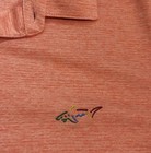 Greg Norman Play Dry Performance Golf Polo – Salmon Coral Orange shark logo Med — photo 4
