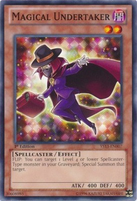 3 x Magical Undertaker - YS13-EN007 - Common - 1st Edition Near Mint, English YG